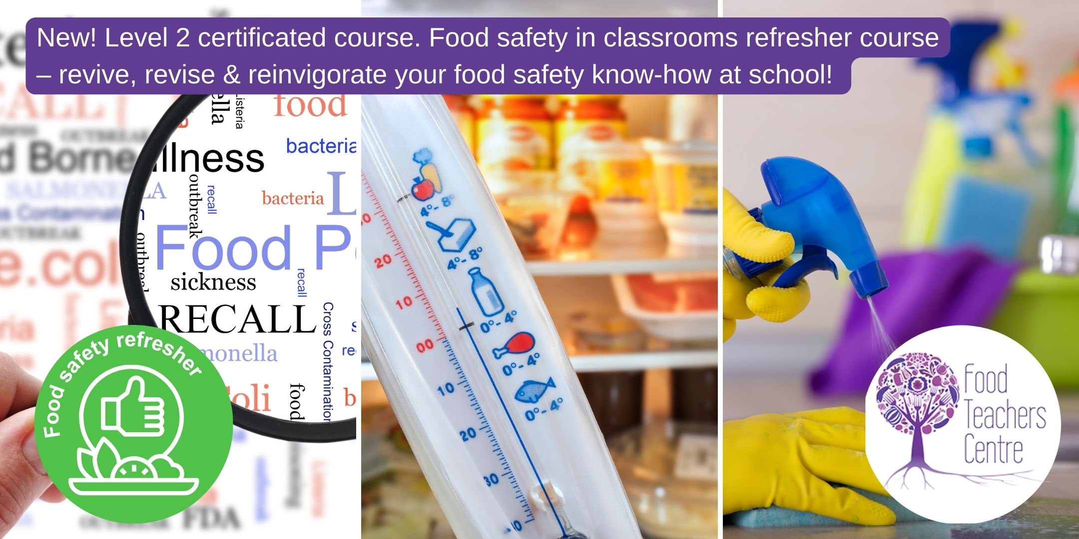 Food Safety in Classrooms Refresher Training (Online)