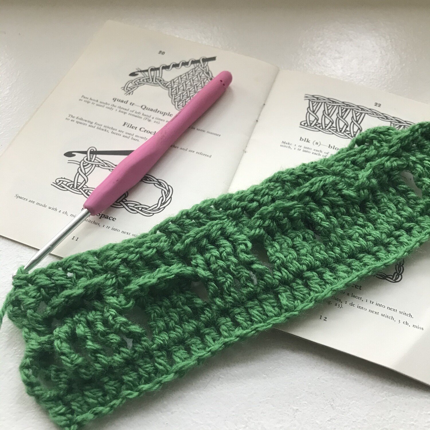 Crocheting Course Learn at Home Live with Rachel - Intermediate - One to One