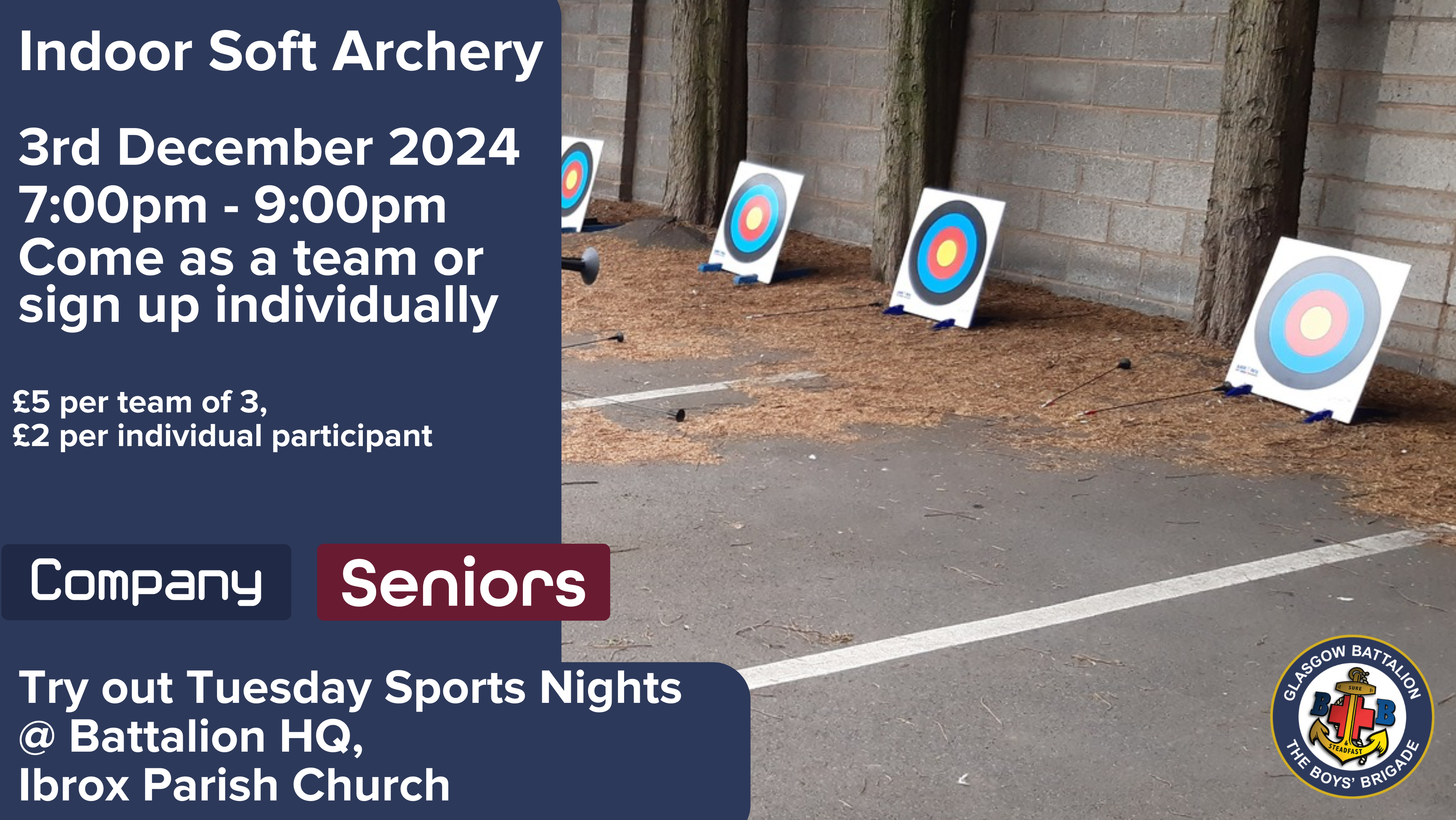 Try Out Tuesdays - Indoor Archery