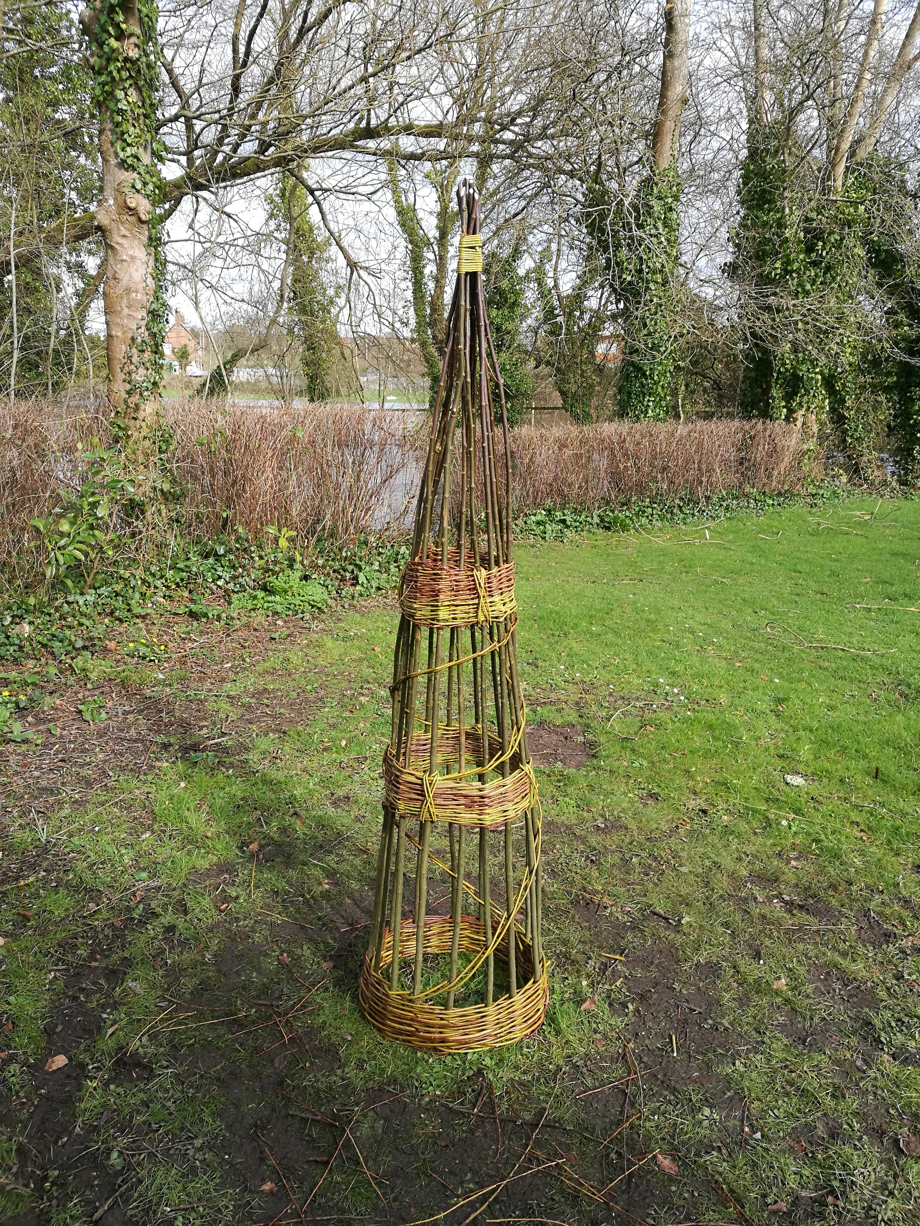 Garden Obelisk Workshop at Walford Mill Crafts in Wimborne