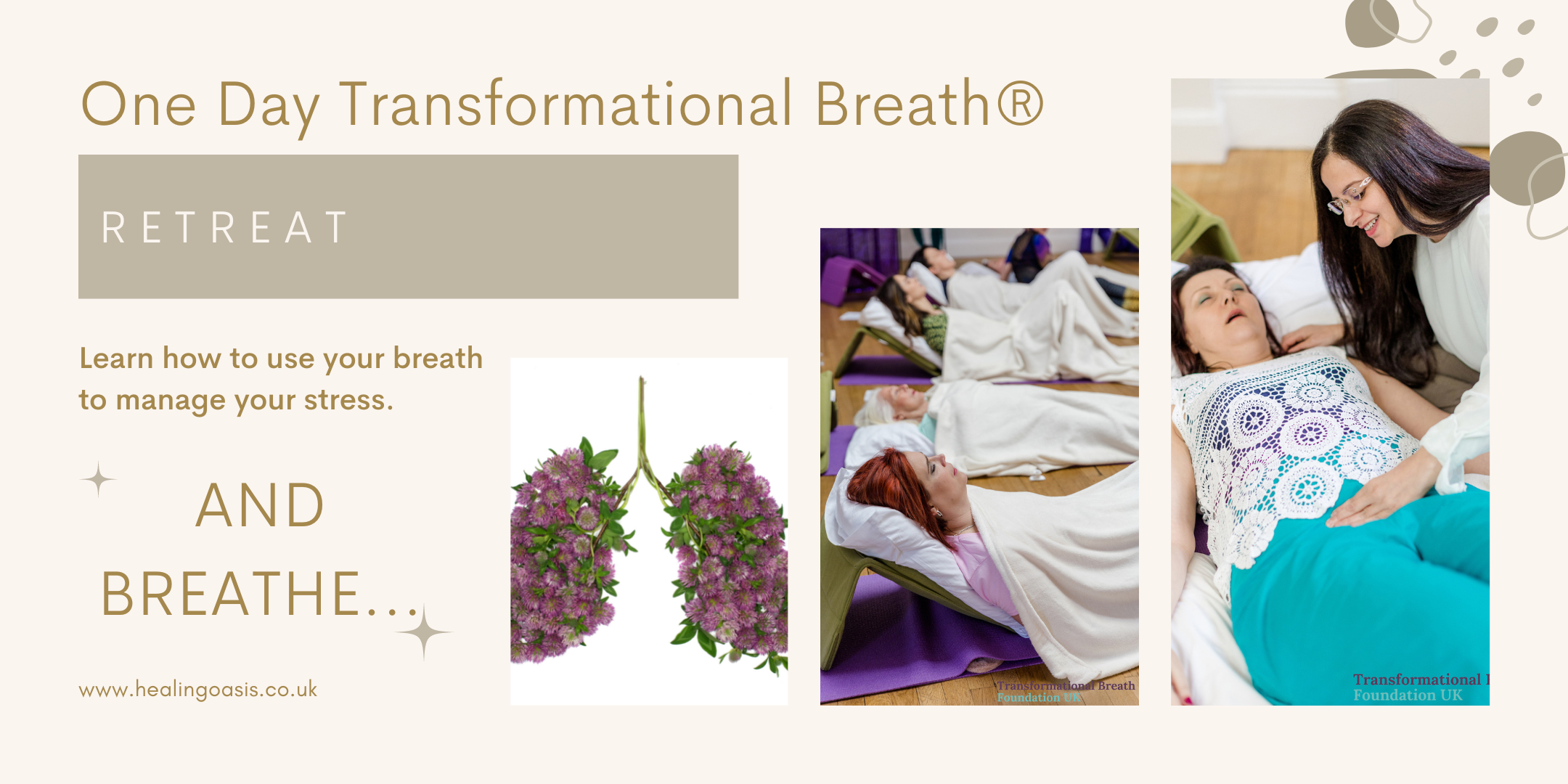 One Day Transformational Breath® Retreat To Learn How To Manage Your Stress