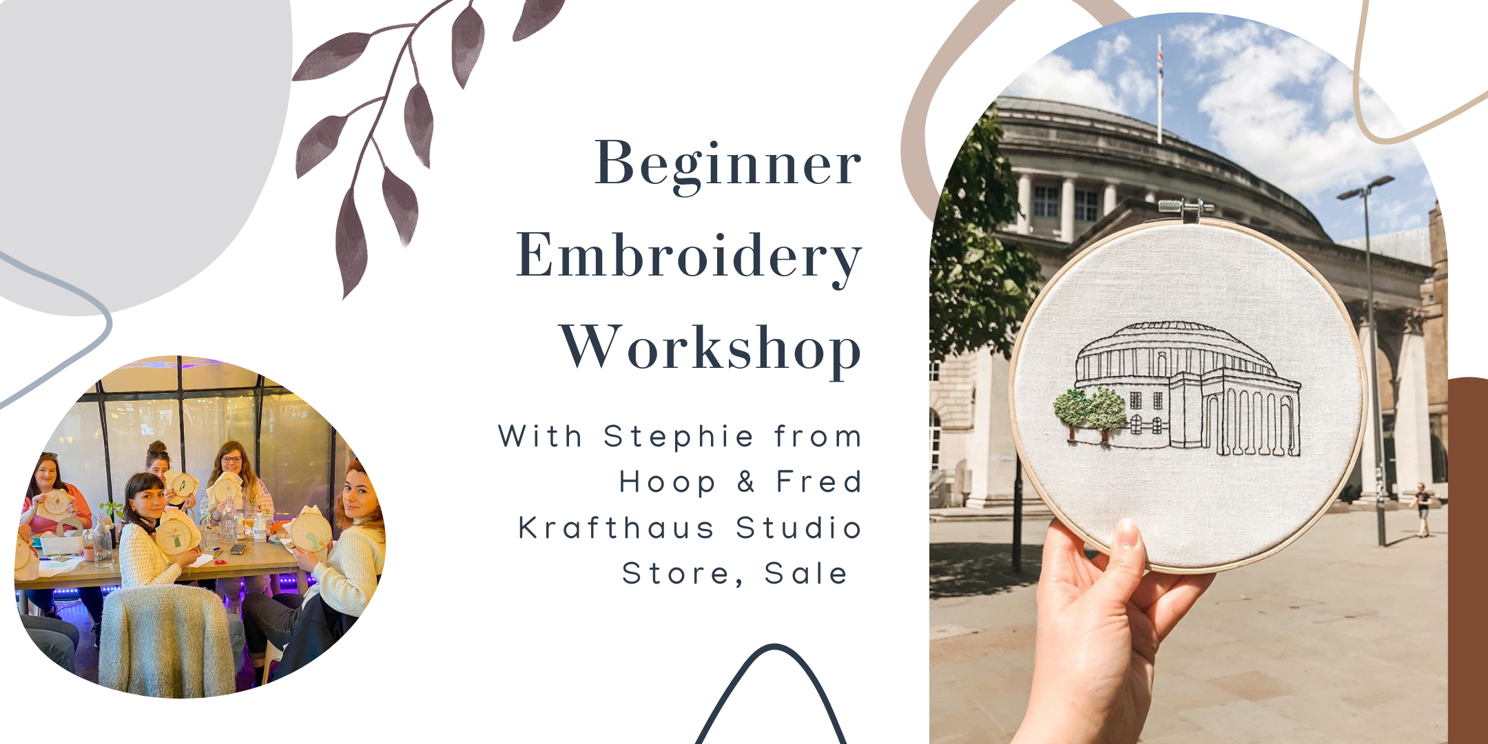 Beginner's Embroidery Workshop - Stitching Manchester