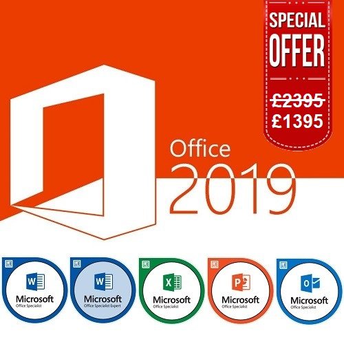 Microsoft Office Specialist 2019 Certification Bundle with 5 Exams and Simulators