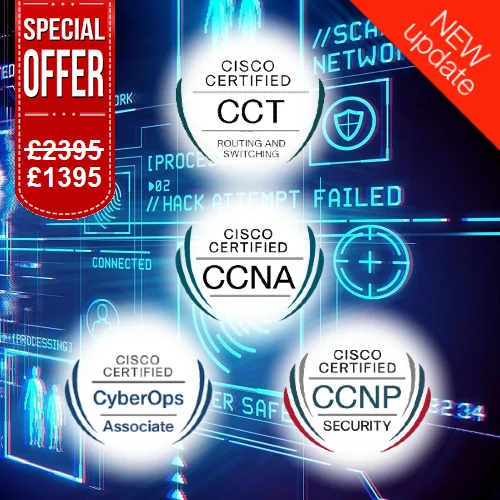 Cisco Cyber Ops Security Bundle with 5 Exams
