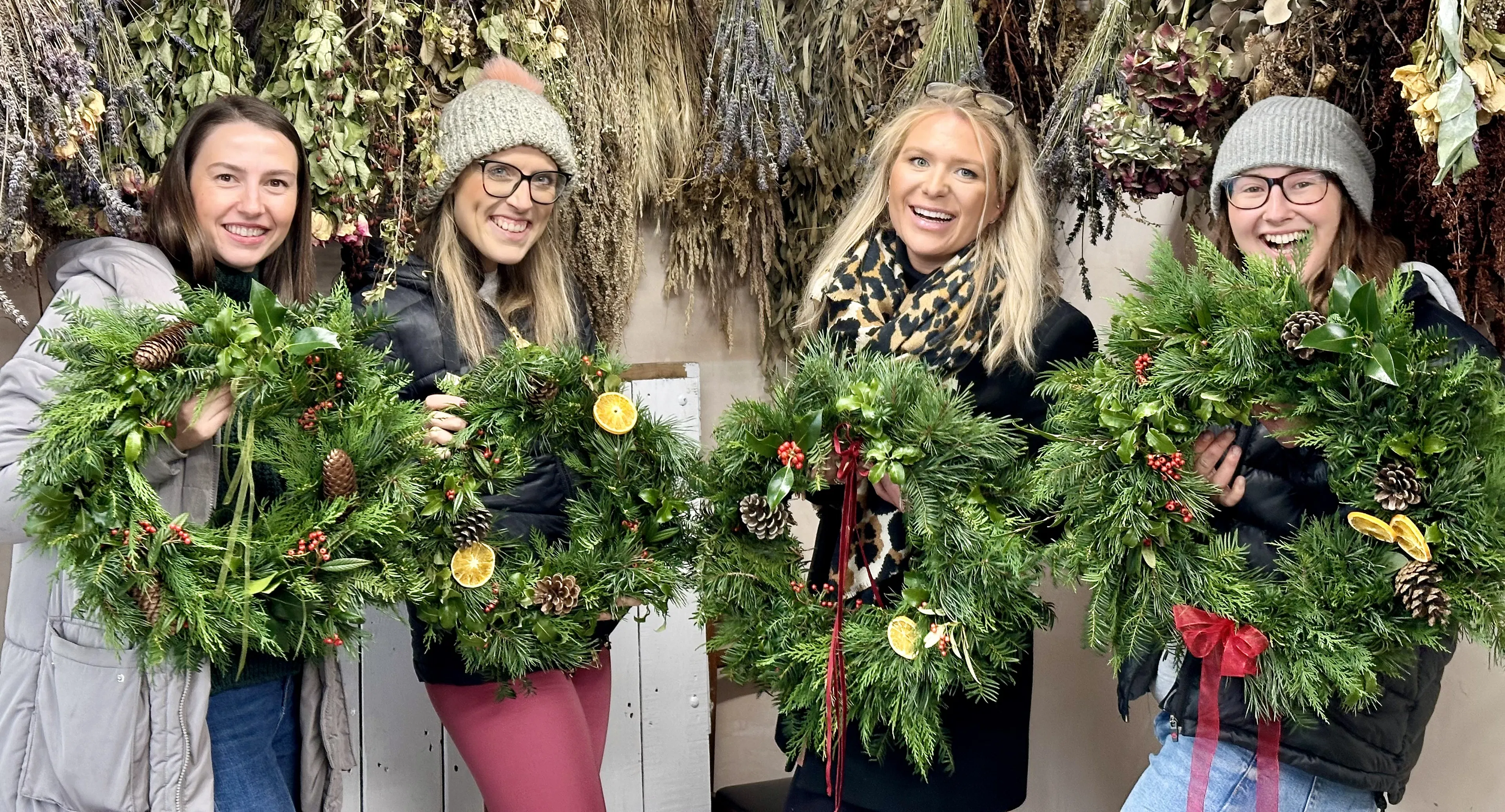 CHRISTMAS ARTISAN WREATH MAKING WORKSHOPS - Eco-friendly, creative and Fun!