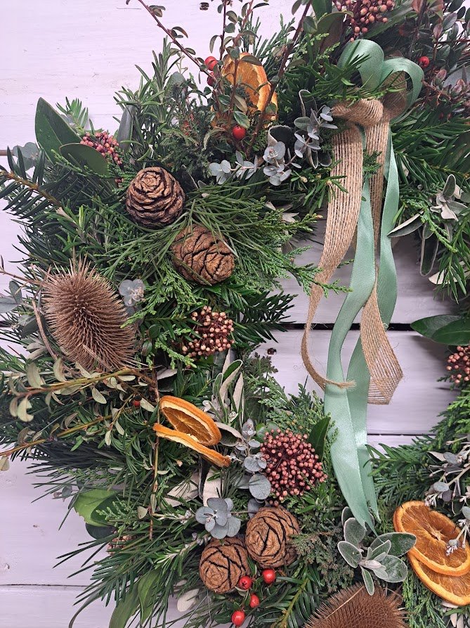 CORPORATE CHRISTMAS WREATH MAKING WORKSHOPS:  London and Oxford