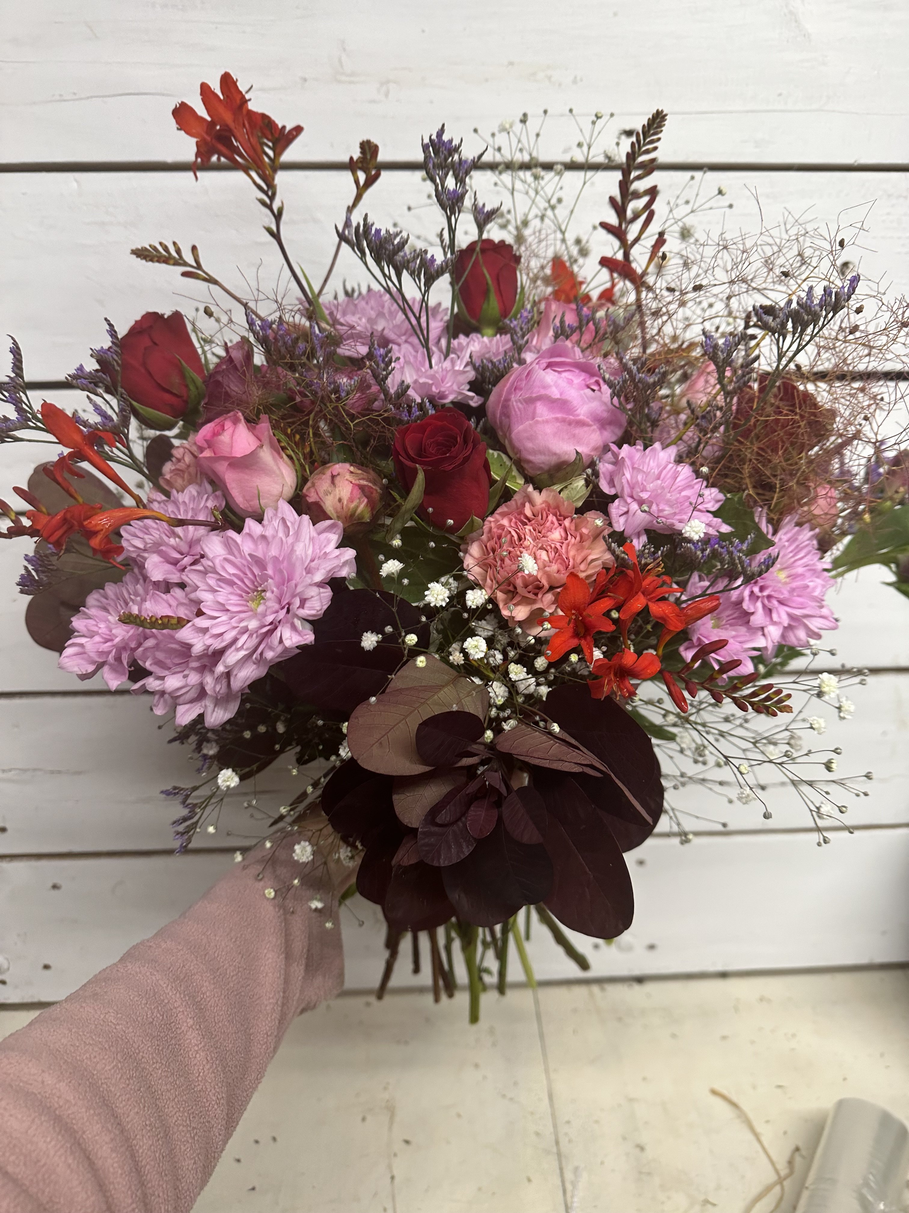Seasonal Hand Tied Flower Bouquet PYO Workshop 