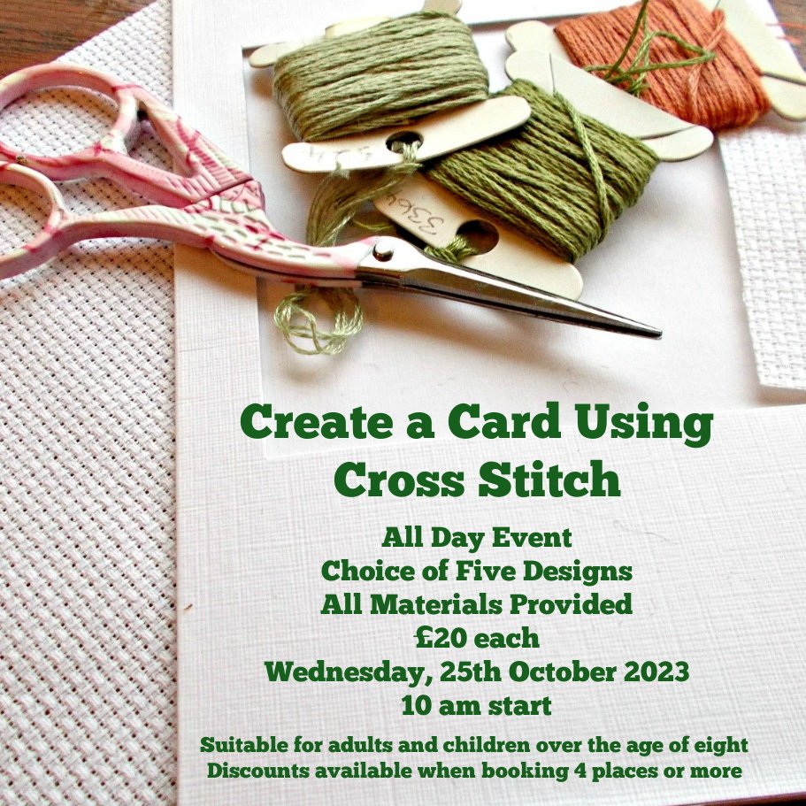Create A Card Using Cross Stitch