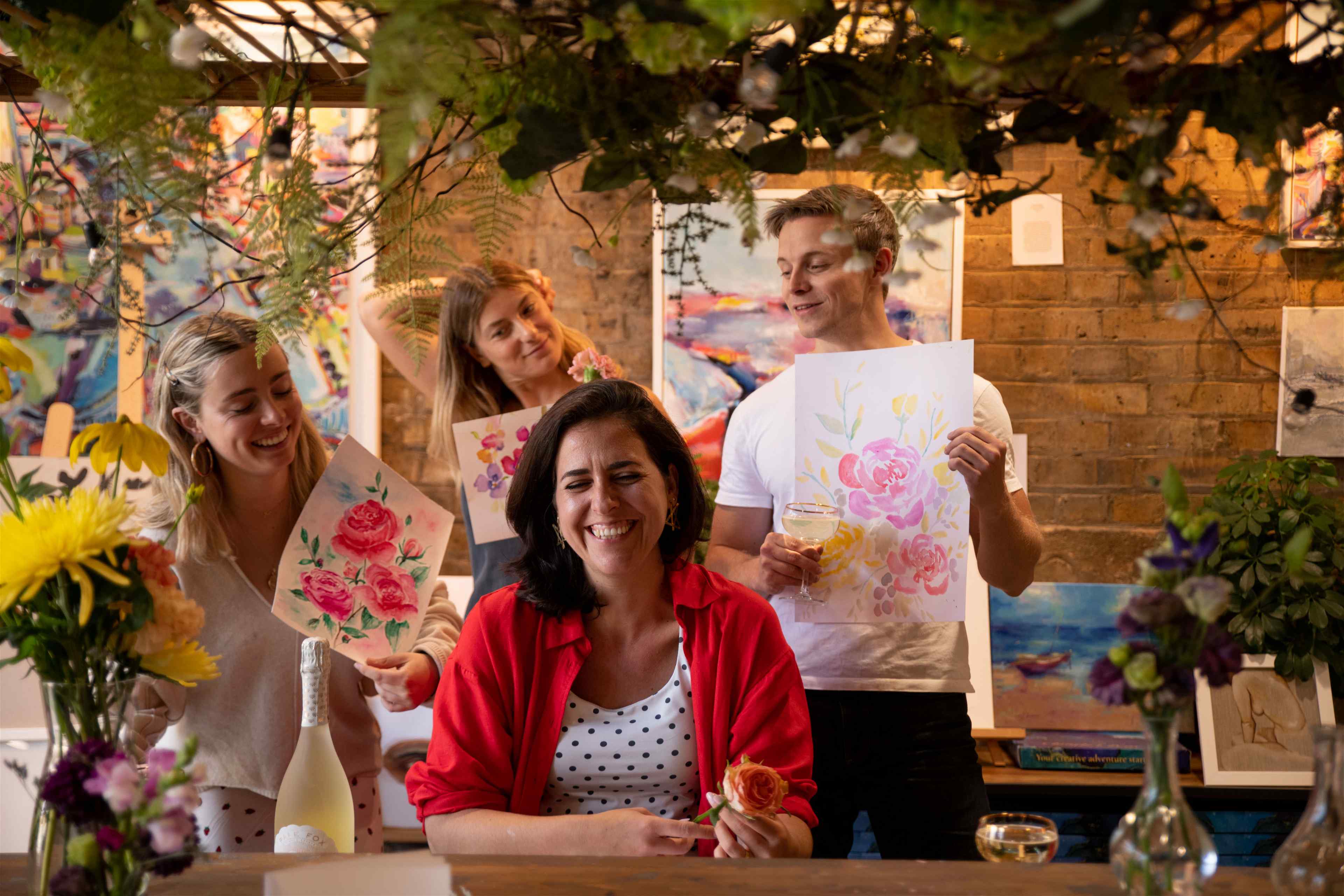 Fresh Florals in Watercolours: Painting Class
