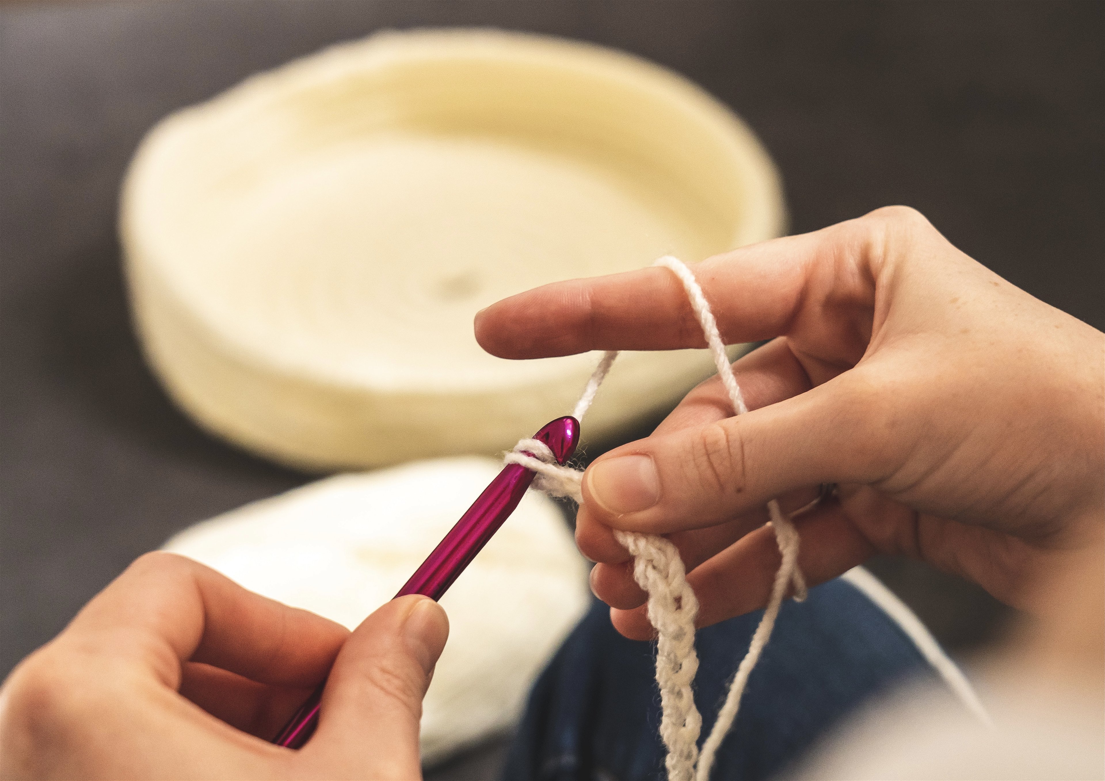 Crochet for left-handed people - Beginner's online
