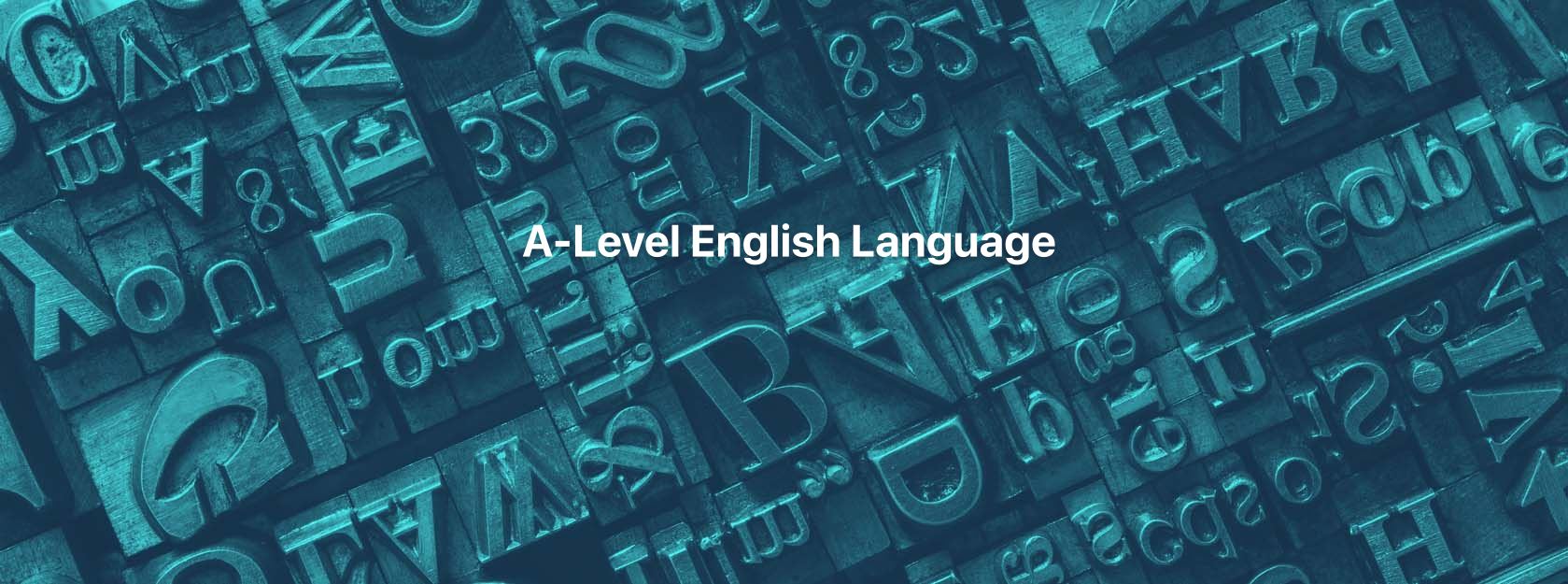 A-Level English Language Distance Learning Course by Oxbridge