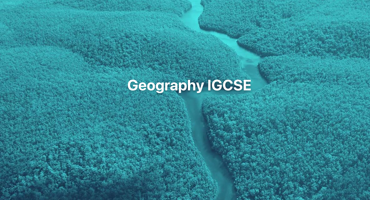 Geography IGCSE Distance Learning Course by Oxbridge