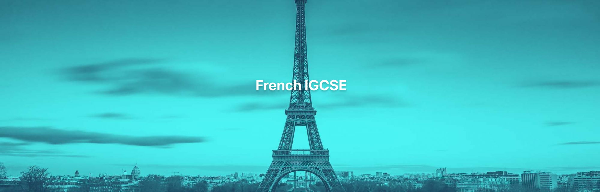 French IGCSE Distance Learning Course by Oxbridge