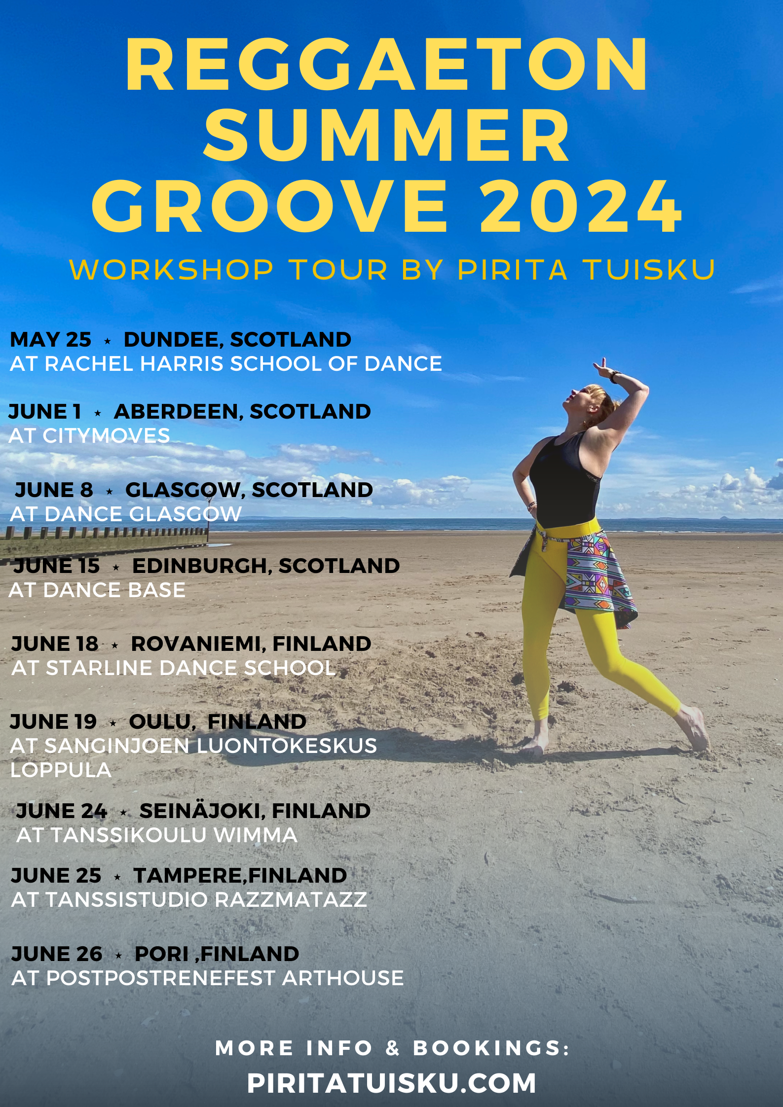 Summer Groove Reggaeton Workshop : DUNDEE, Scotland