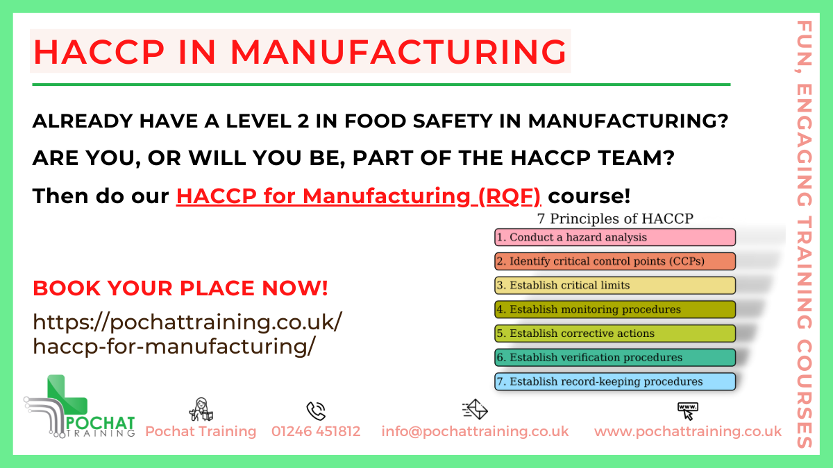 HACCP for Manufacturing, Level 2