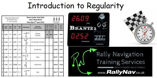 Rally Navigation - Introduction to Regularity Timing
