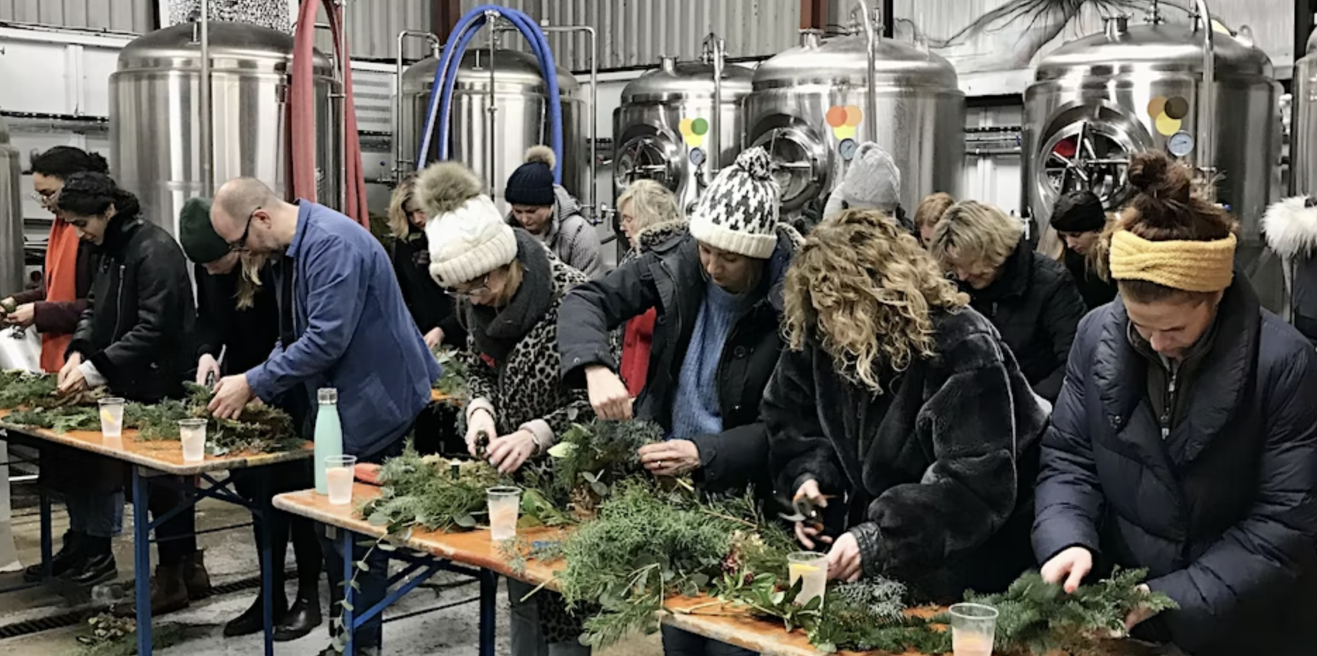 Wreath Making Workshop at The Manor Arms