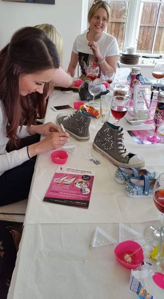 Crystal Shoes & Bags Decorating Group Workshop 