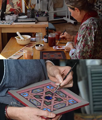 Decorative Moroccan Painting:  The Art of 'Zouaq' with Natasha Mann 