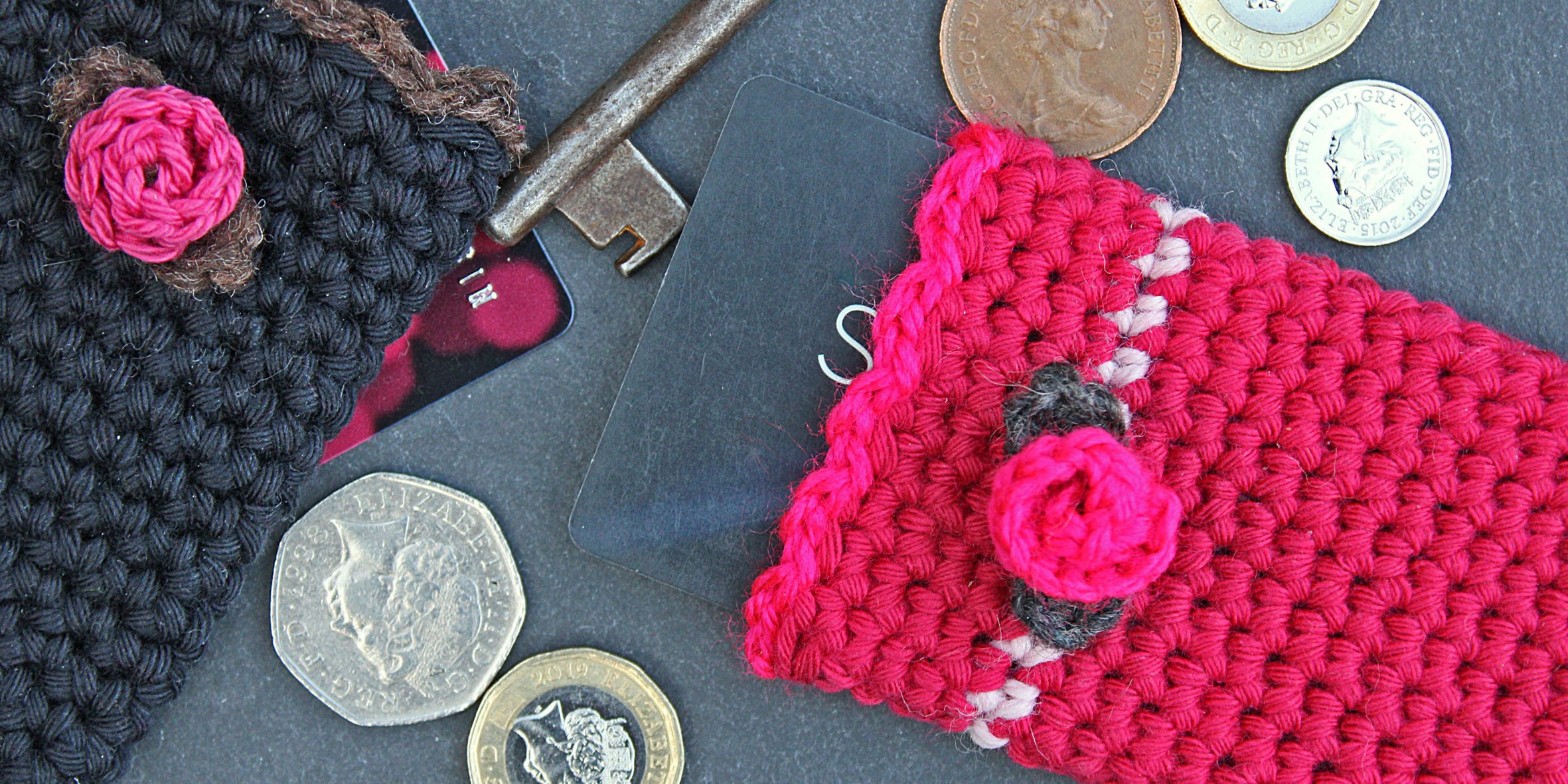 Beginners & Beyond Crochet-Along | Rosebud Card Case
