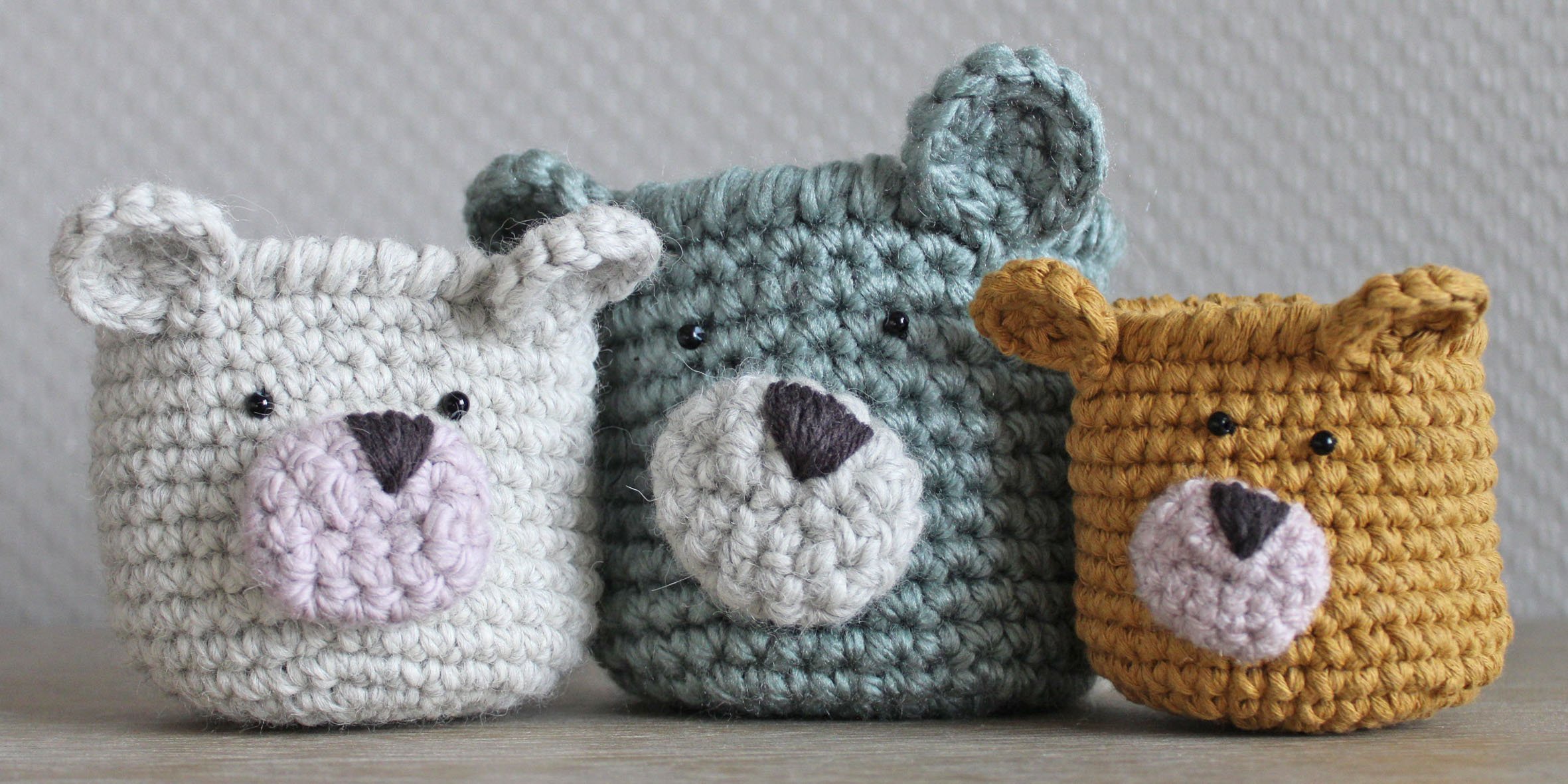 Beginners & Beyond Crochet-Along | and the Three Bears Baskets (1 or 2 Weeks)