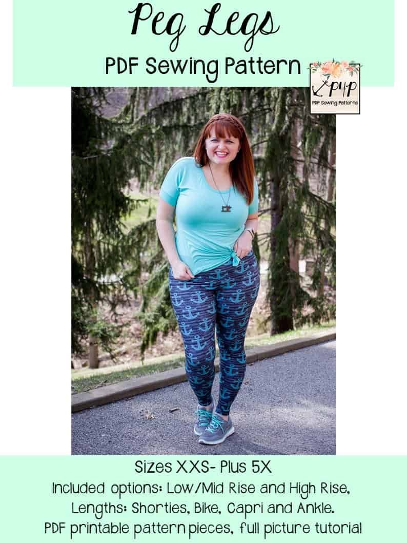 Sew your own leggings - using an overlocker or sewing machine