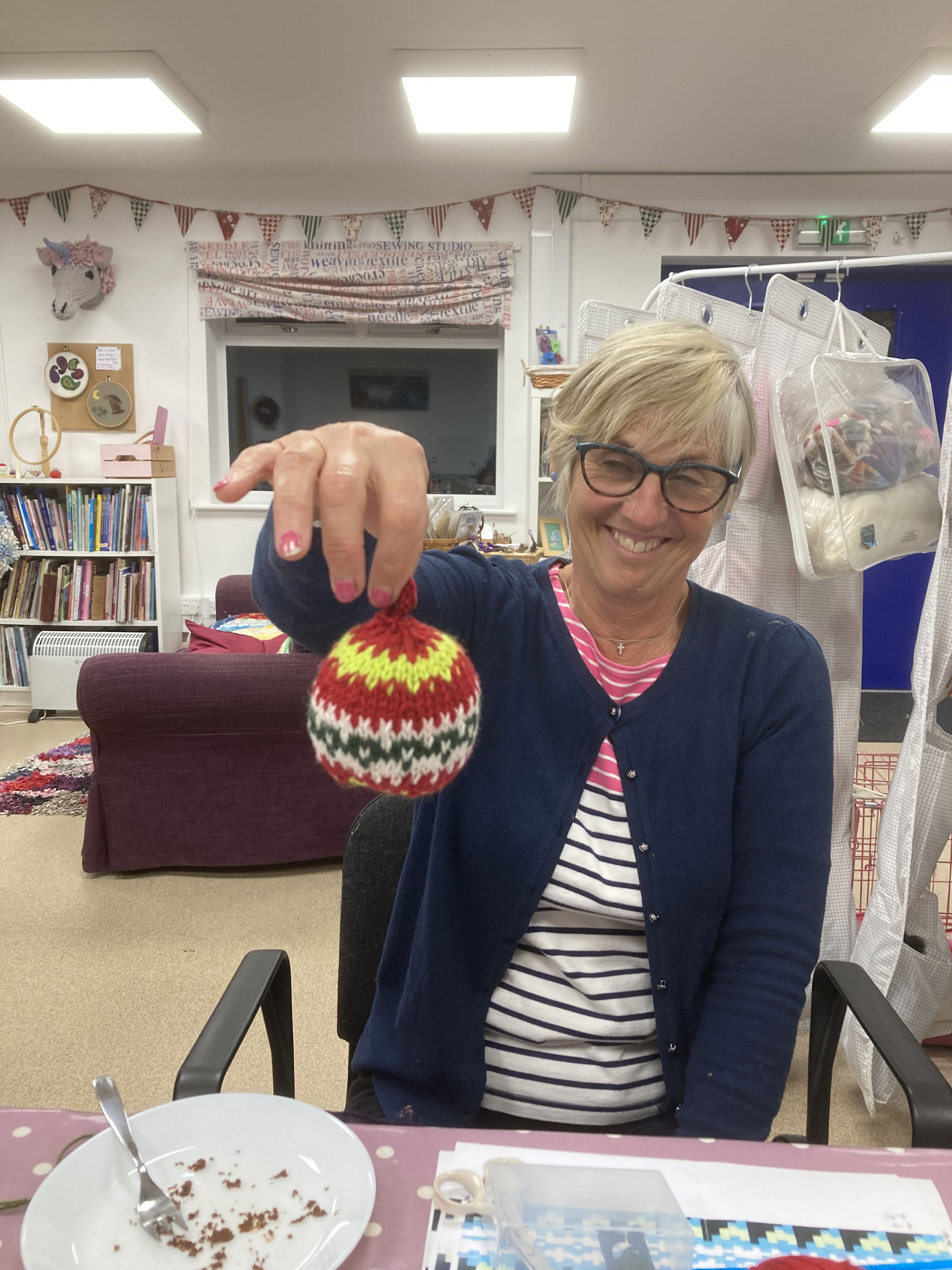 Christmas Knitting - Fair Isle Baubles 