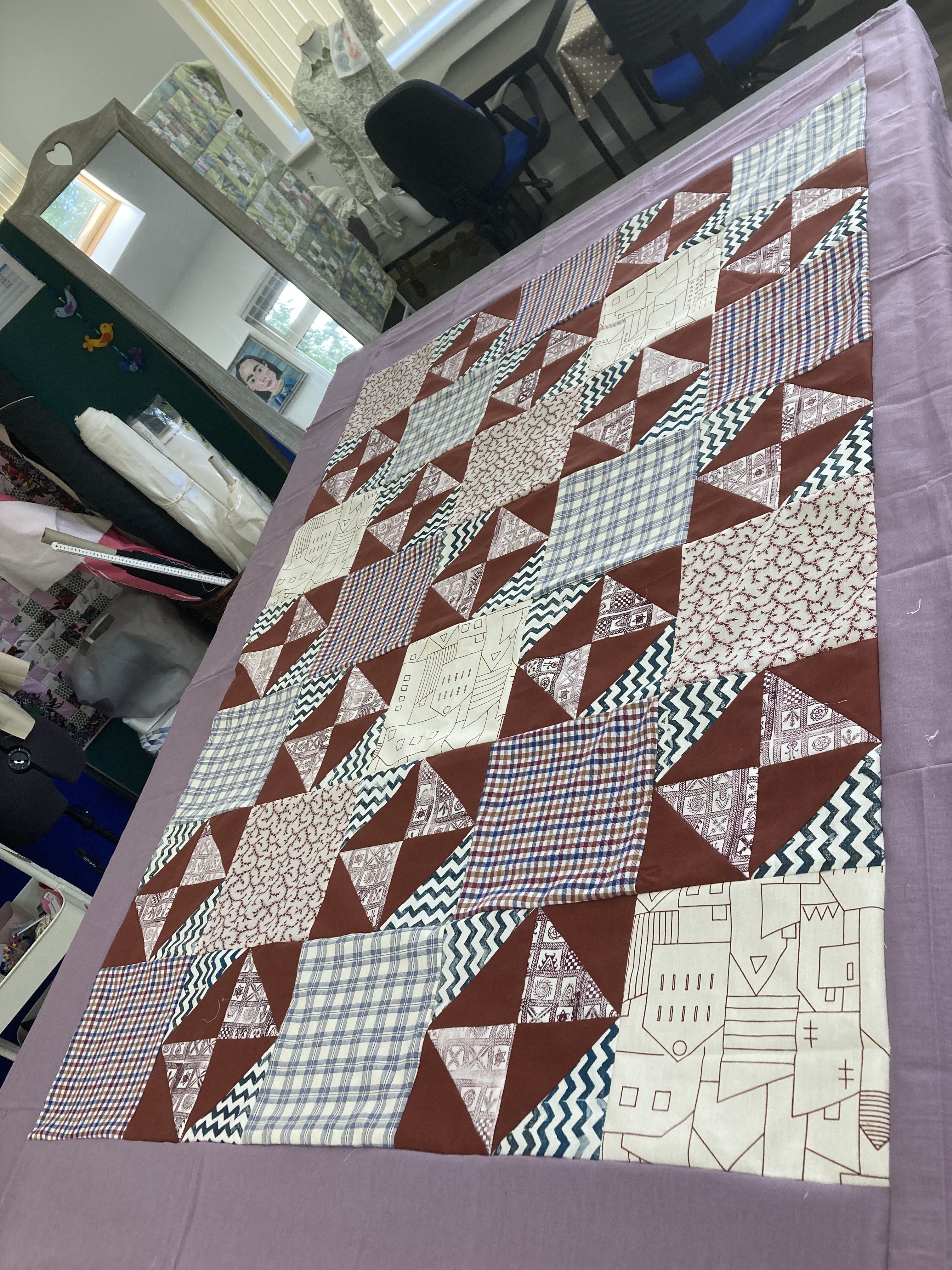 Patchwork & Quilting for Beginners - Half Square Triangle For Starters