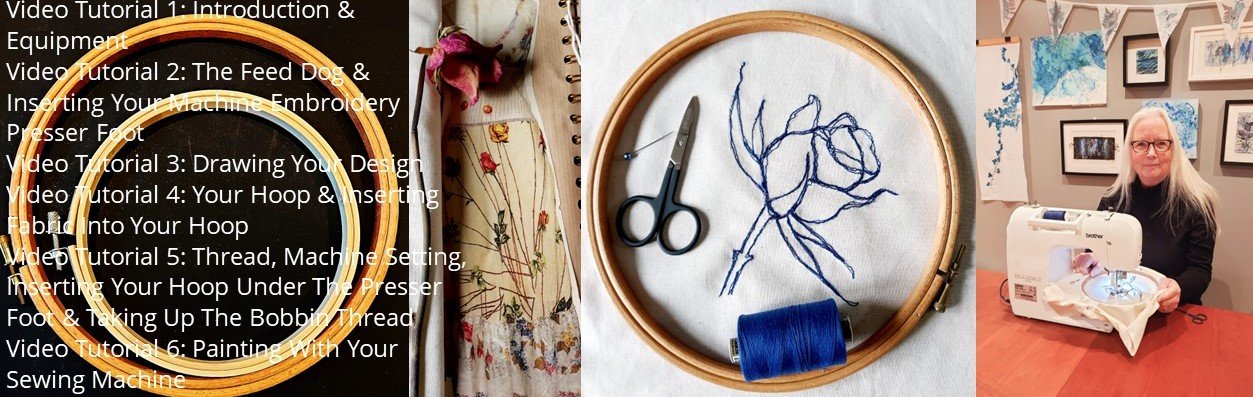 Intro To Free Hand Machine Embroidery (Online On-Demand)
