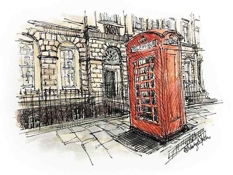 A year's worth of city centre sketching tours with the Edinburgh Sketcher