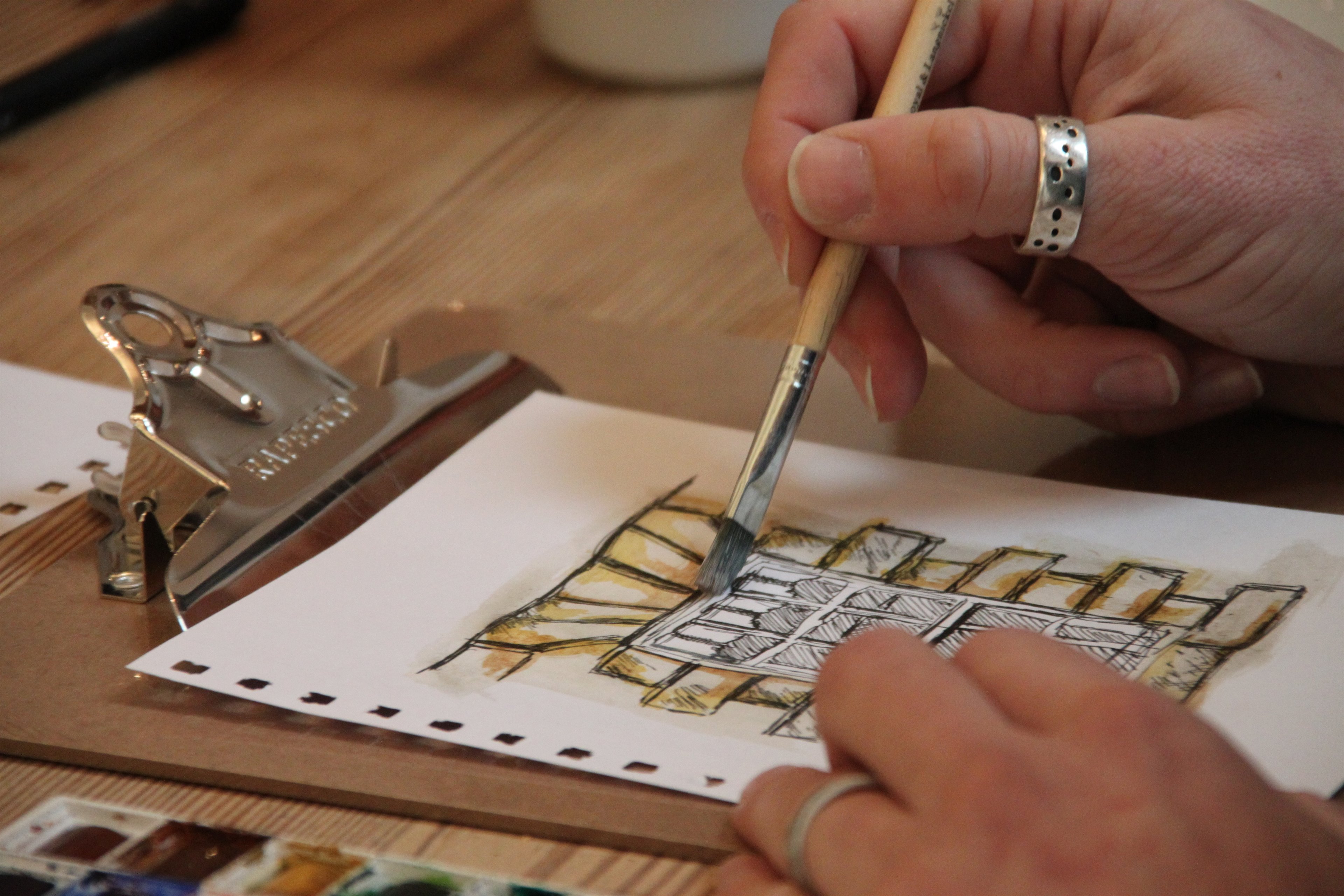 Sketch & Sip with the Edinburgh Sketcher | private class for up to 10 people