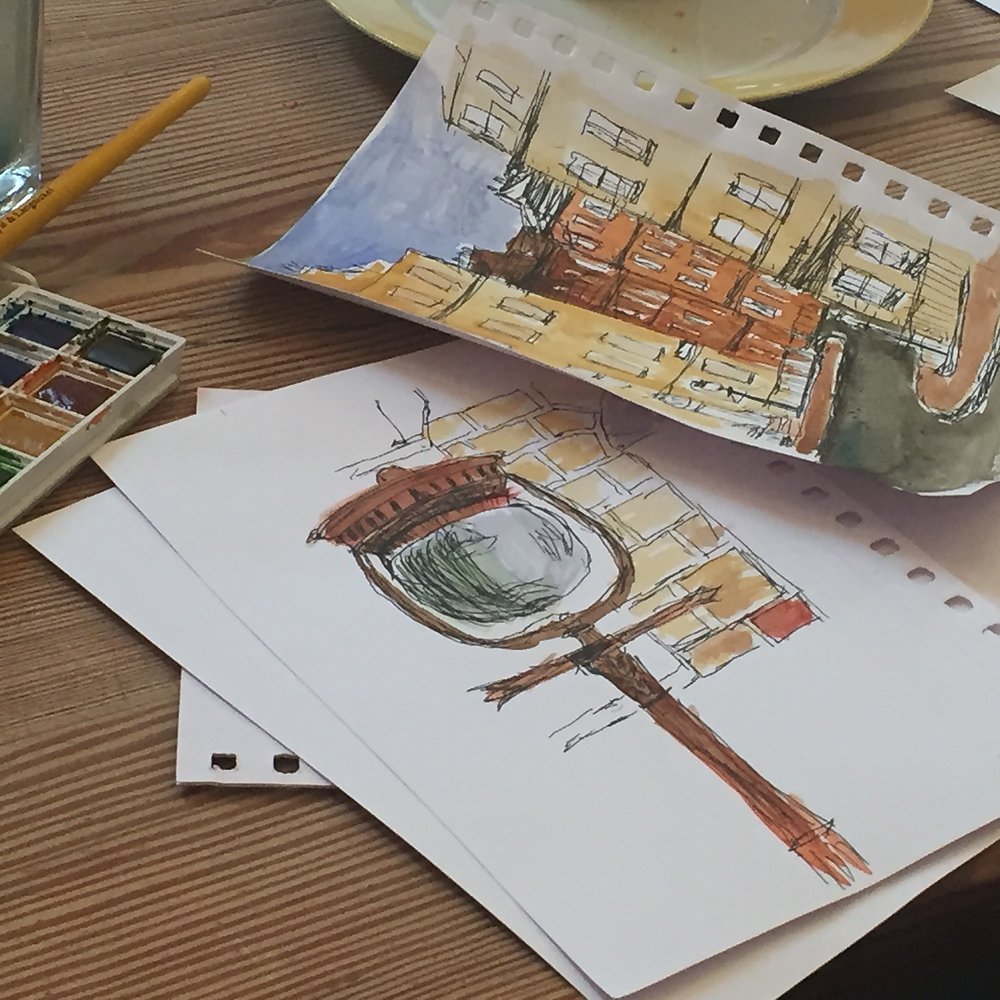 Sketch & Sip with the Edinburgh Sketcher | private class for up to 10 people