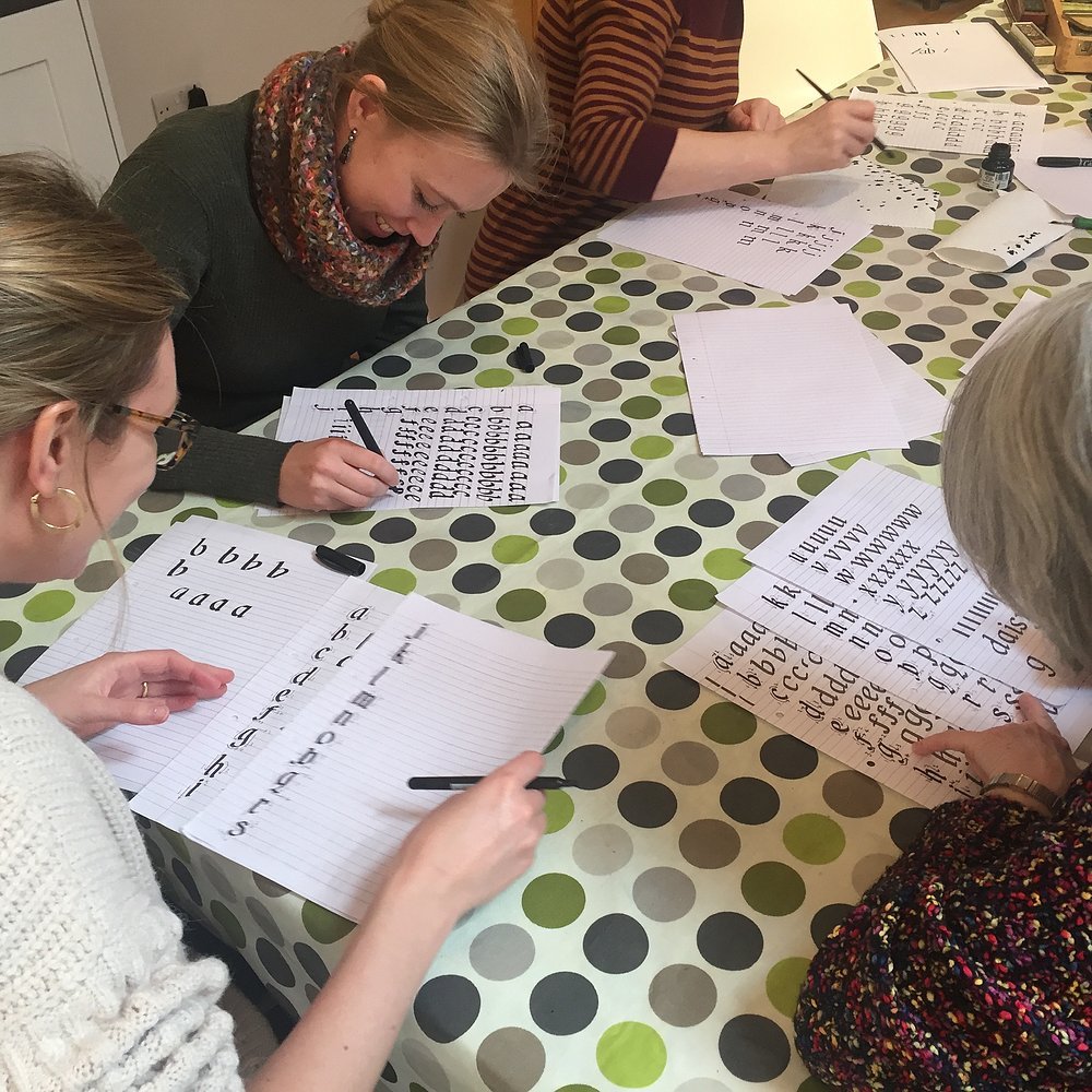 Personalised calligraphy | private class for up to 10 people