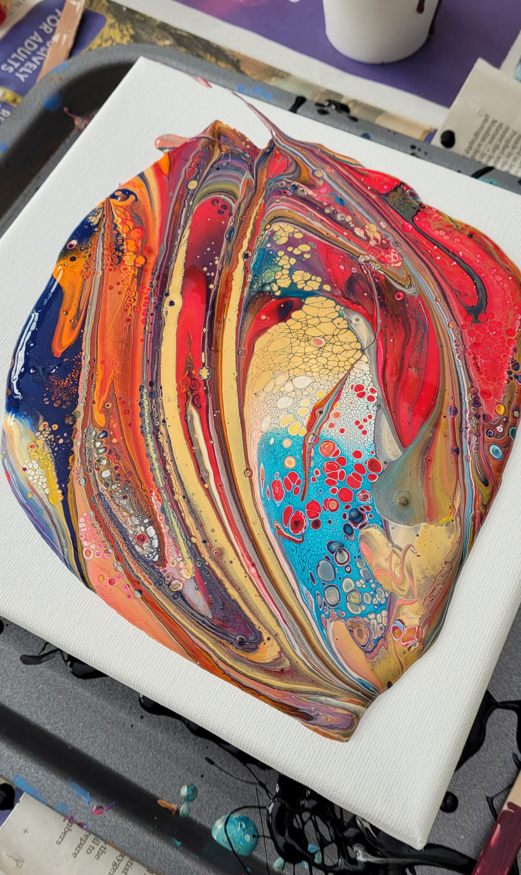 Acrylic Pouring - Company In-Person Workshop